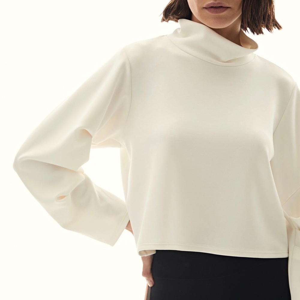 Lanston Puff Sleeve Turtleneck